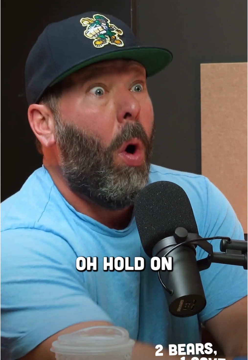 Only half 💩 for @bertkreischer. Ep. 257 #2bears1cave #2bears1cavepodcast #comedypodcast #comedians #bertkreischer #tomsegura 