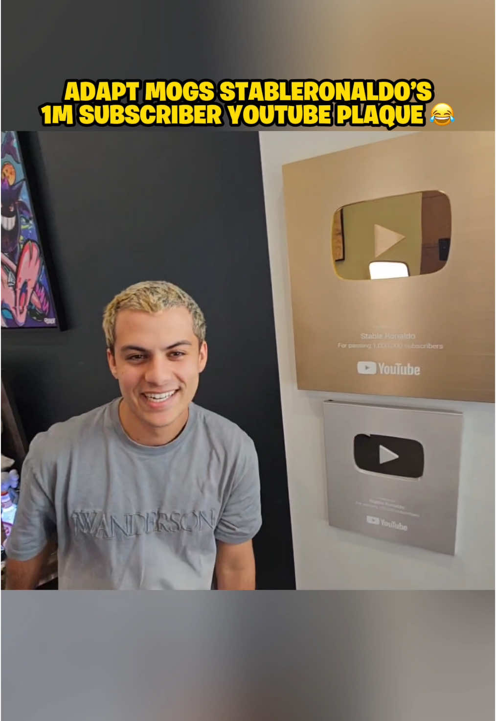 Bro mogged me with a real plaque 😂 (Twitch - StableRonaldo) #fyp #trending #viral #stableronaldo 