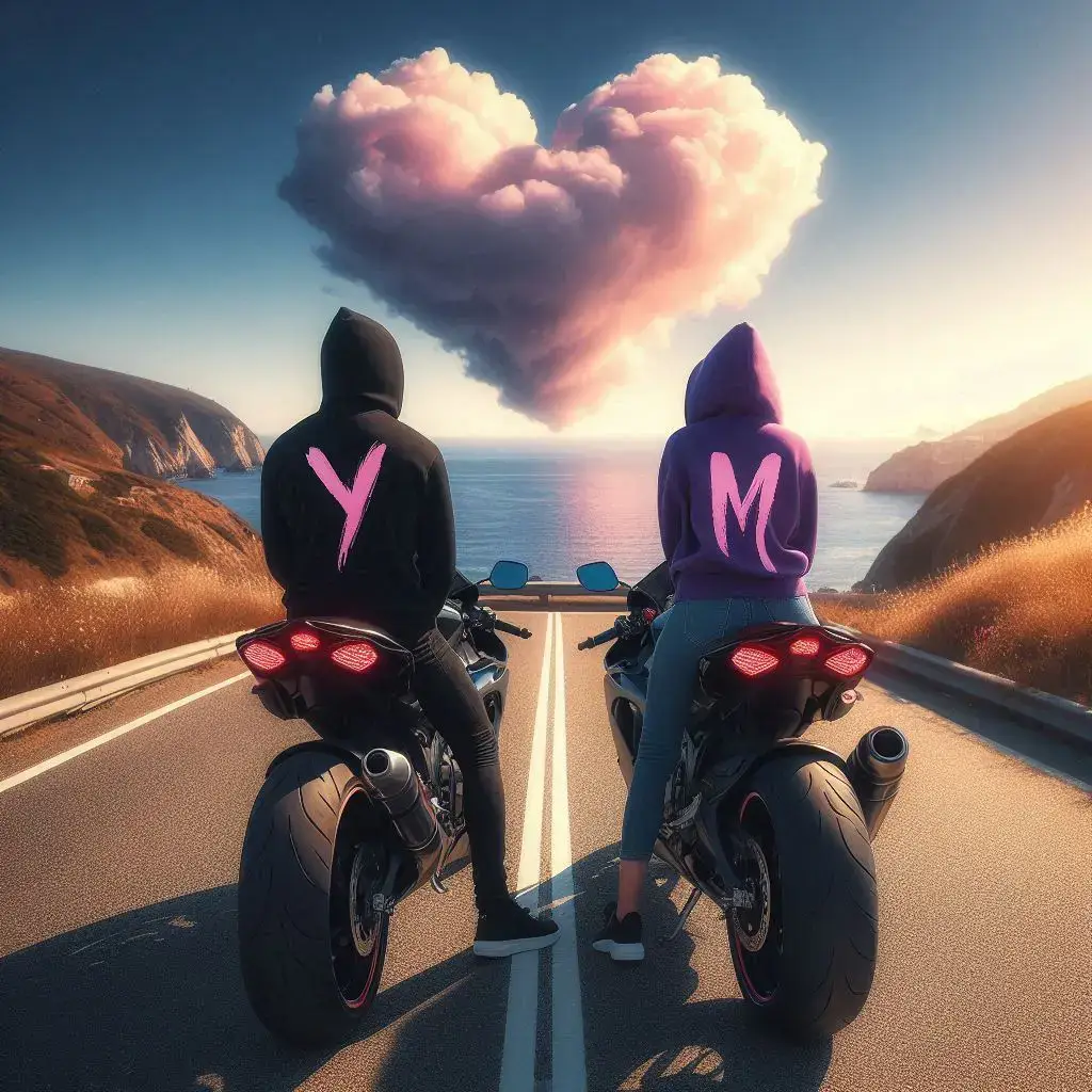 #diseñosperzonalizados #amorporlasmotos🥰🏍️ #parejas #paisajes #bikers #🏍️ #viral #Love #amor #fyp #mar #pista 