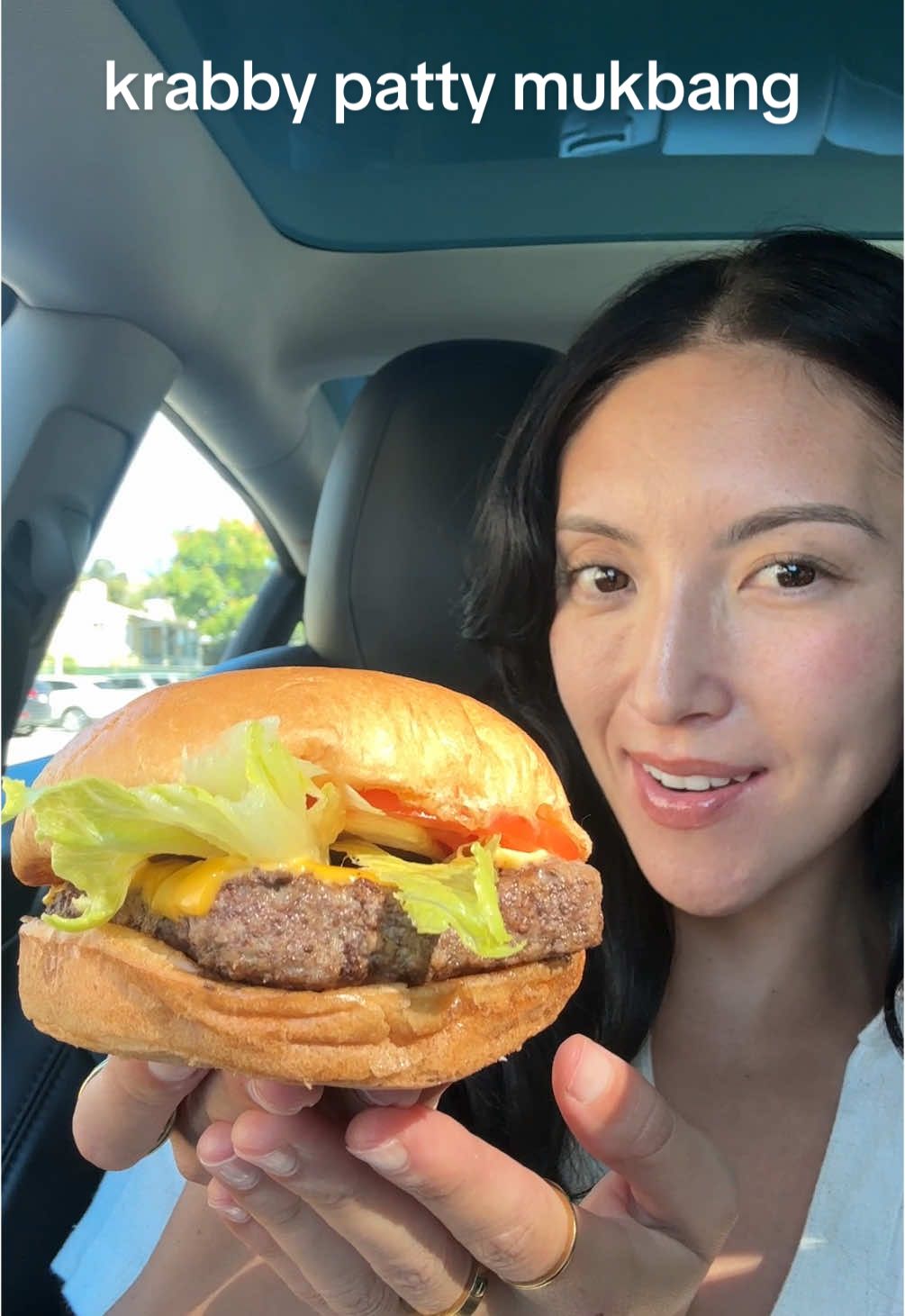 Krabby patty meal mukbang #krabbypatty #krabbypattymeal #wendys #mukbang 