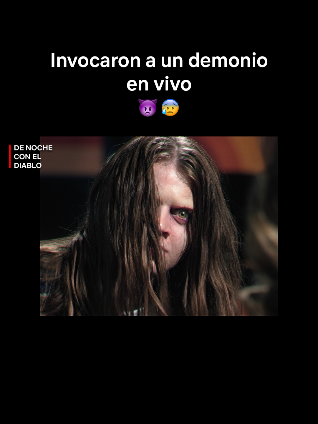 Espero que no les salga este video en la noche. 😥😱 #DeNocheConElDiablo #miedo #terror #posesion #Netflix #PeliculasNetflix #ParaTi