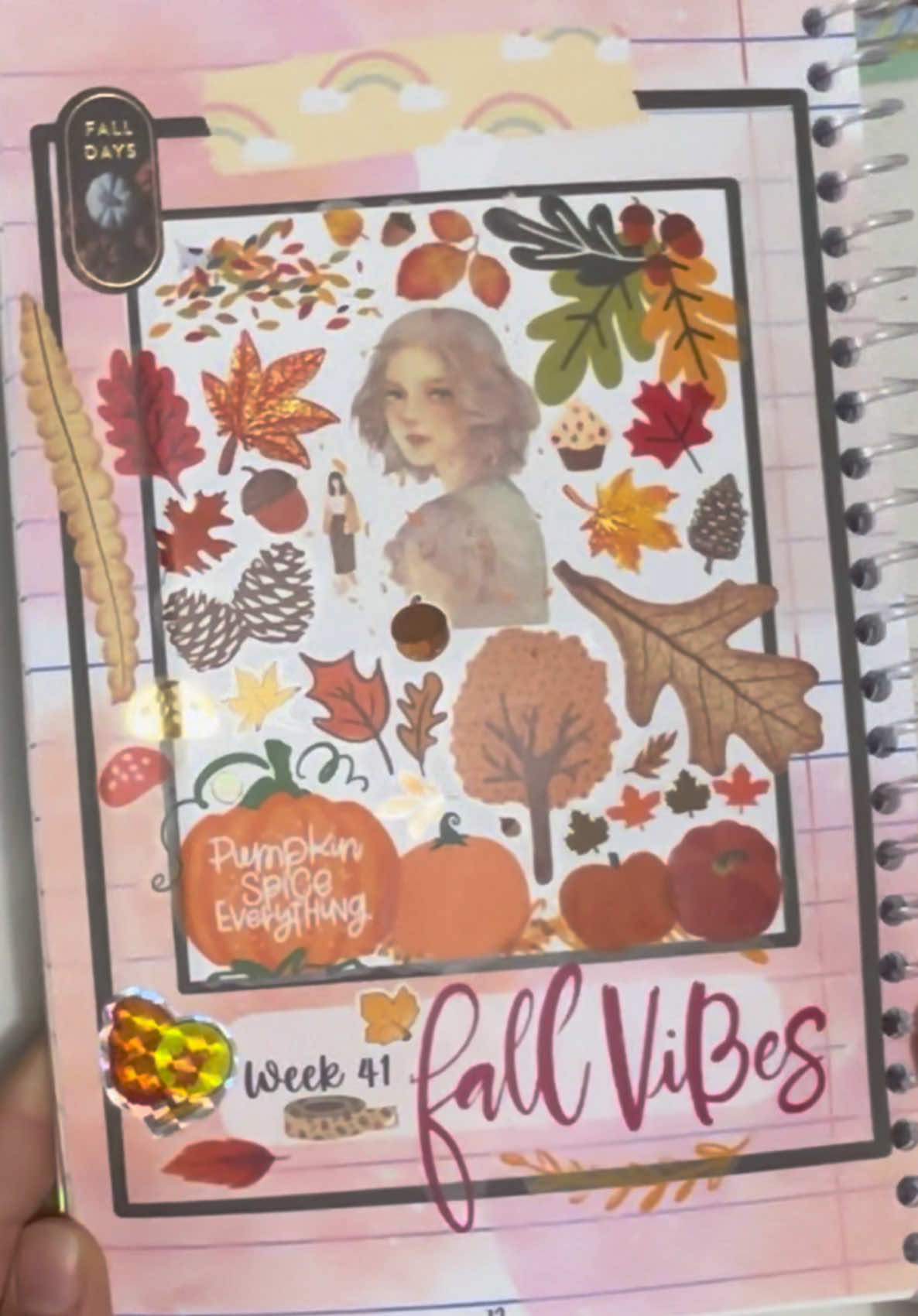 Let’s Stick Together!  It’s week 41 & Fall is here.. what stickers do you have with Fall vibes?  #sticker #journal #stickers #stickerbook #hobby #craft #activity #scrapbook #stickeryearbook #notreusable #stopsavingstickersclub #journaling #journalwithme #SmallBusiness 