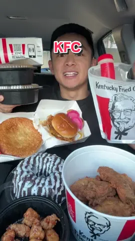 Trying Everything From @KFC 🔥 #food #Foodie #foodreview #kfc #chicken #mukbang #asmr #fastfood #tastetest #fypシ #eating #foodtiktok #foodasmr 