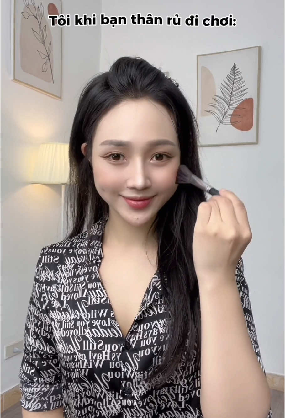 Cách tôi trang điểm mỗi khi nhỏ bạn thân rủ đi chơi 😘❤️#hengebeauty #LearnOnTikTok #tiplamdep #xinhdep #beautytips #lamdep #douyin #fyp 