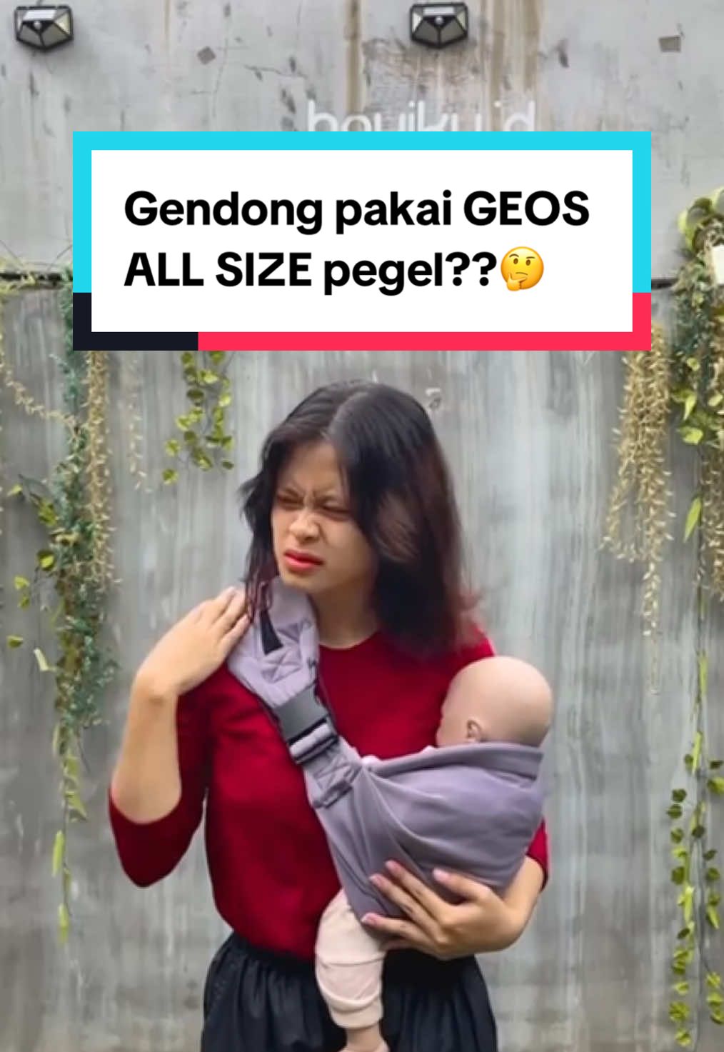 Membalas @latiifaahhnurs anti pegel pokoknya kalau pake Geos All Size🩵 #gendonganbayi #geosallsizebybayikuid #bayikuid #rekomendasigendonganbayi #mshape #tipsmenggendong 