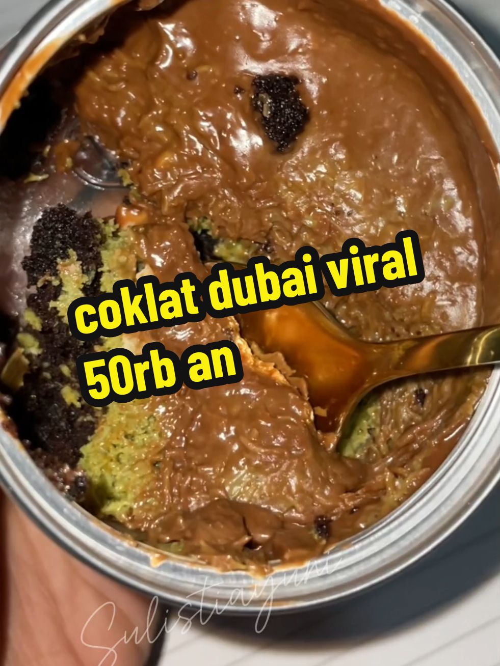 Membalas @hilmi_071 cobain Dubai Dessert Choco Beb.. asli enak bangett #dubaidessert #bittersweetbynajla #coklatdubai #coklatviral #PromoGuncang1010 #CuanTanpaBatas 