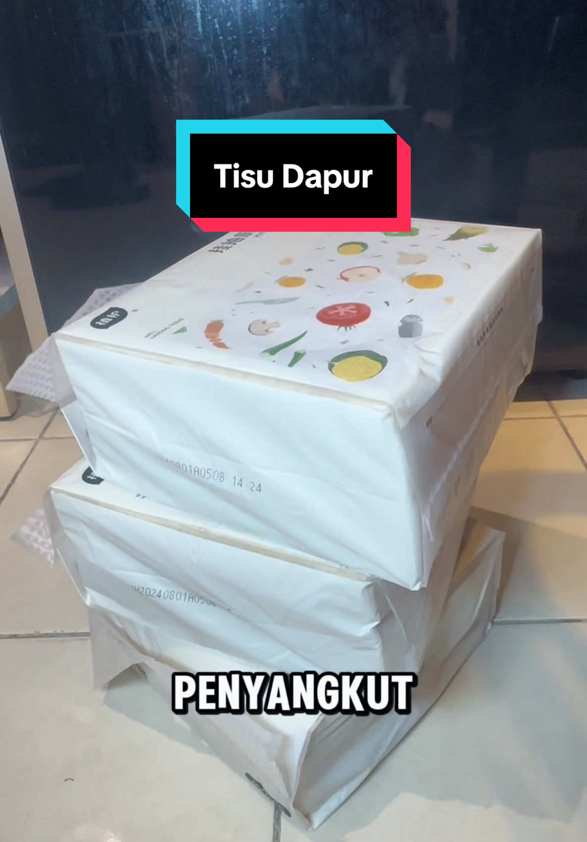 Tisu dapur yang serapan air kuat. #tisudapur #kitchentissue #tissue #tisu 