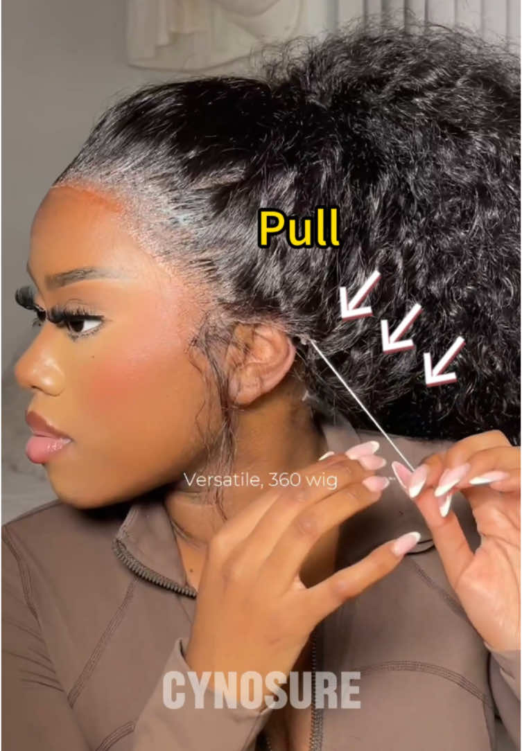 Wait a minute😩It’s a magic glueless 360 wig😍Must have of 2024🔗link in my bio#cynosurehair #cynosure #wiginstall #hairstyle #wiginfluencer #wig #360wig 