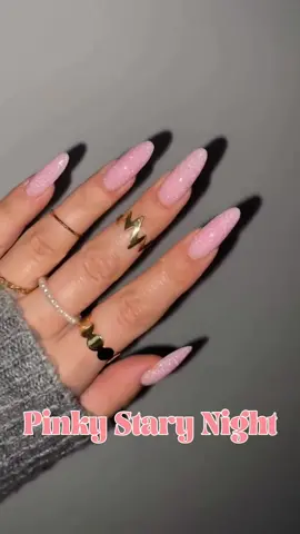Pinky Stary Night💖 #luloulife #luloupressonnail #nails💅 #pressonnails #fyp #fy 