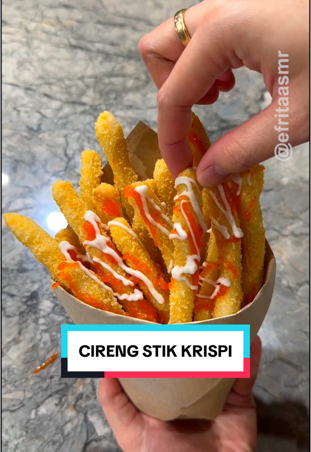 Membalas @Ellaa bikin cireng stik krispi buat cemilan di rumah atau ide jualan nihhh #racunefrita #fyp #idejualanefrita #cemilansimple #jajanansd #idecemilan #cireng 