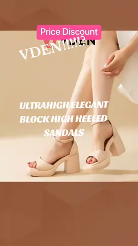 BUY HERE elegant highheeled sandals 3.3inch#fyp #affilliate #tiktokshop #onlineshopping 