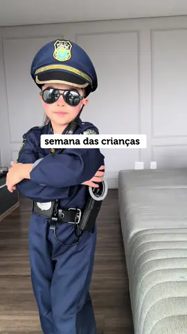 Dúvido você não se apaixonar pela xerife Maya 😻 #diadascrianças #semanadacrianca #cabelomaluco #diadefantasia #felizdiadascriancas #semanadascrianças 