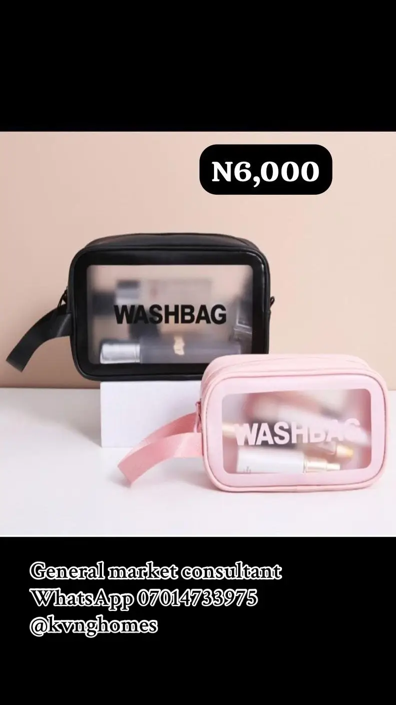 Wash bag  Price : N6,000 All orders comes with a receipt To place orders 🛒 Send a dm on ig Or click the link in bio to order via WhatsApp 07014733975 Email: kvnghomes@gmail.com ___________________________________________ Strictly payment before delivery  Delivery takes 1-3 working days Thanks for reaching out to our brand Kvnghomes #kvnghomes 