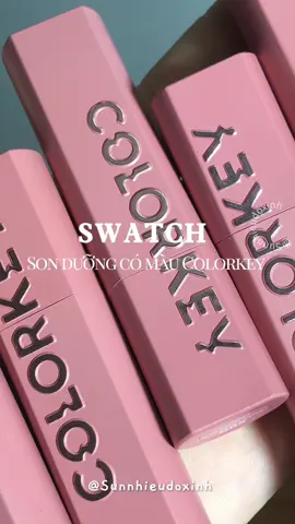 Swatch son P1| cổ fall in love với G01 và G03 🙈💕🫦#swatchson #sunnhieudoxinh #colorkeyvn #tiemtaphoasunsun #goclamdep #sonduongcomau  #son 