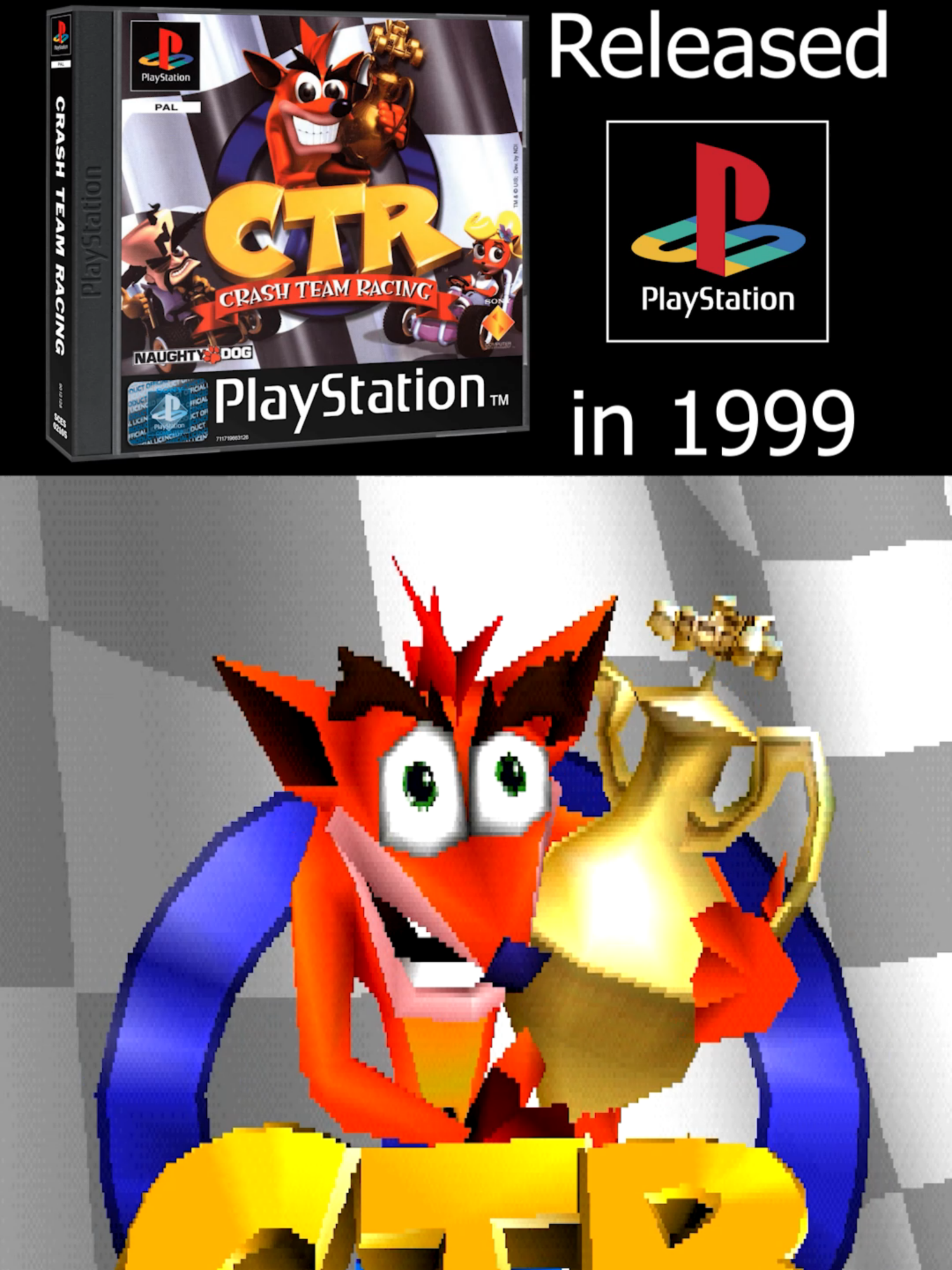 Retro Classic: Crash Team Racing #retrogamingtiktok #gamingclips #90s #game #nostalgia #retro #Playstation #psgames #fyp #twitch #twitchstream #1999 #crash #bandicoot #naughtydog