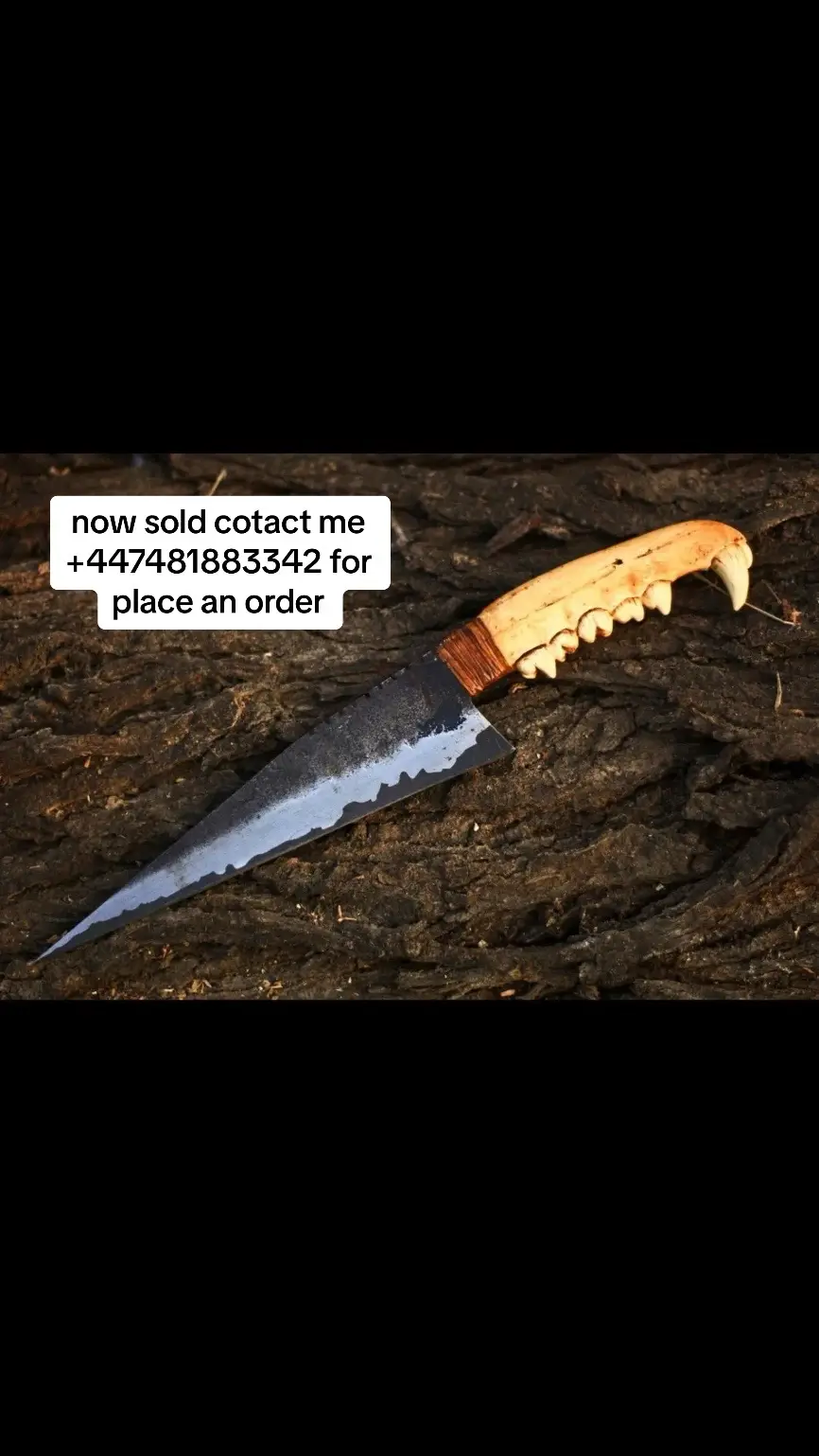 custom handmade dear jaws knife for sale #jaws #dear #antler #handmad #vira #trending #foryoupageofficiall #1million #100k #knife #knifemaking #knifecommunity #knifesharpening #knifecollection 