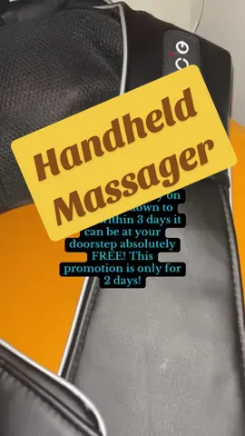 The best for me so far! Come with a car charger as well! For any body part #massager #handheld #techneck #falldealsforyou #cybermonday #blackfriday #christmasgift #holidayhaul #tiktokshop #viralvideo #fyp 