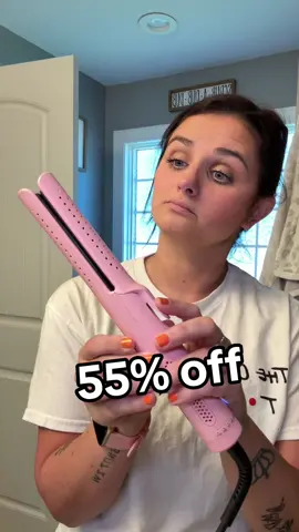 A step in the right direction for learning to curl my hair #hairtools #wavytalk #2in1straightenerandcurler #falldealsforyou #tiktokshopblackfriday #tiktokshopcybermonday #tiktokshopholidayhaul #curler #straightener 