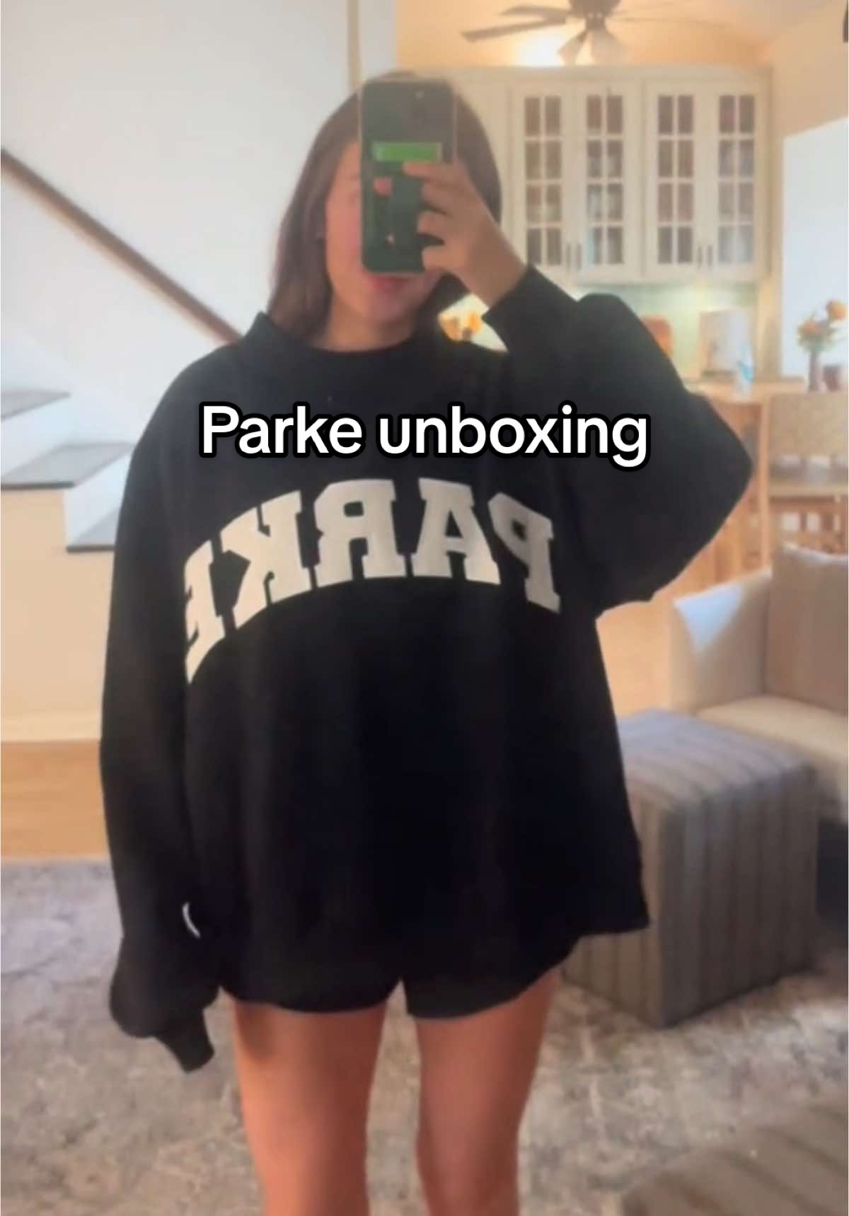 parke varsity mockneck in black 👏🏻👏🏻  definitely my favorite shade of black @PARKE #parkehaul #parkeunboxing 