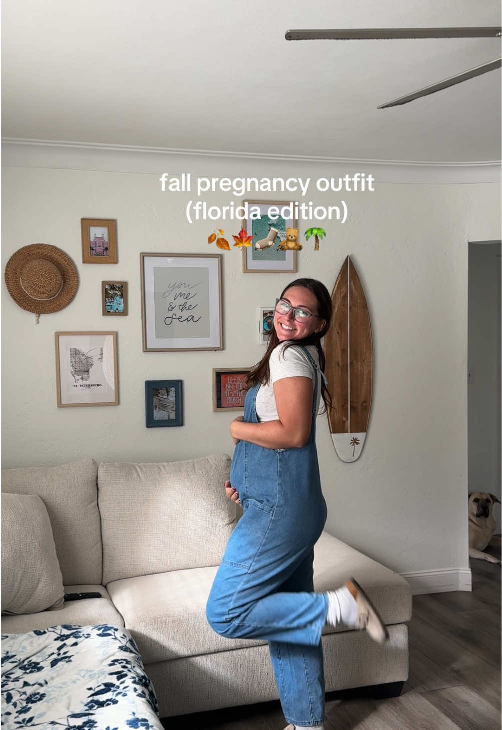 With chillier days ahead, finally being able to wear longer pants and boston clogs is something I can look forward to 🧦🍁 #florida #floridafall #falloutfits #hotweather #fallfashion #fallaesthetic #pregnancyoutfits #maternityoutfits #maternityfashion #fallpregnancystyle #maternityclothes #pregnantlife #pregnanttiktok 