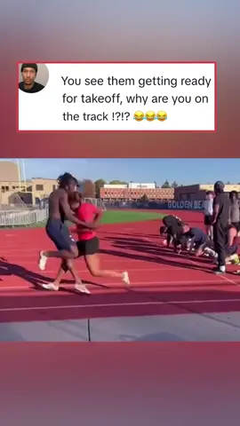 Why was he standing there? 😅😭 (@Tarnue D., chi.osu/IG) #track #trackandfield #fail #fails 