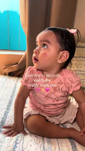 I love getting her ready for the day ✨💗🎀 #fypシ #fypシ゚viral #girlmom #trending #foryou #babygirl #💗💗  #foryouu #firsttimemom  #11monthsold #babygrwm  #getmybabyreadywithme #babytiktok #MomsofTikTok #virral #babyhairstyle #babyfashion #paratii  #forypupage #paratii #youngmom #🎀 #girlmomlife  