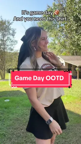 Super cute and cheap game day shirt. It is selling fast! Get it while it is in stock and on a flash sale!  #fyp #fypシ #ttshop #ttshopaffiliate #tiktokshop #gameday #gamedayootd #creatorsearchinsights #blackfriday #blackfridaysales #blackfriday2024 