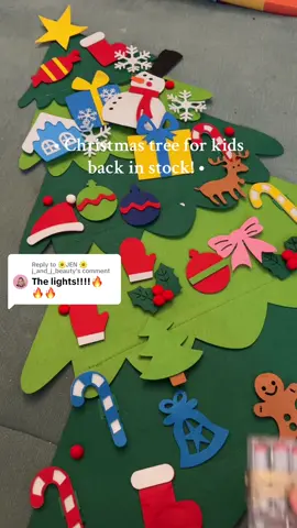 Replying to @🌼JEN 🌼 j_and_j_beauty Back in stock again! It's so easy to see why they keep going out of stock!  #feltchristmastree #christmas #christmasdecor #christmastree #ohchristmastree #treedecorating #christmasdecorating #christmaswithkids #christmasfun #falldealsforyou #toddlermom #toddlermomlife #preschool #christmasactivities #tiktokshopholidayhaul #tiktokshopblackfriday #tiktokshopcybermonday #preschoolactivities