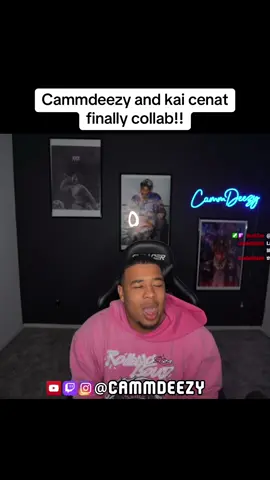 Im so blessed to have finally collabed with my favorite streamer #viralpost #deezygang #fypage #twitchstreamer #kaicenat 
