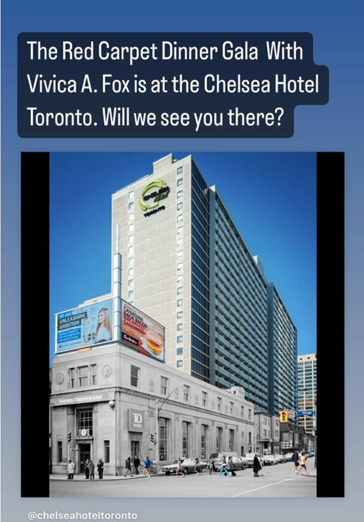Join us at the Chelsea Hotel in Toronto for the Widescreen Film Festival Red Carpet Dinner Gala featuring celebrity Vivica A. Fox! Presented by True Colors @True Colors: Dating & Travel  @user4861925283295 @Miriam Campos @Karla Campos @CHELSEA HOTEL TORONTO @True Colors: Dating & Travel  #Filmmaker #FilmDirector #IndieFilm #torontofilmfestival #torontofilmmakers #torontofilmmaker #chelseahoteltoronto  #Filmmaking #Cinematography #FilmLife #torontofilm #toronto #ShortFilm #IndieFilmmaker #DirectorLife #FilmCommunity #FilmmakerLife #toronto #torontotiktok #torontoinfluencer  #FilmInspiration #CreativeDirector #FilmReel #FilmFestival