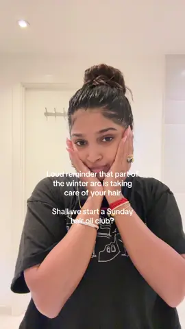 My hair needs a bit more love in the colder months than warmer, so hair oiling now is more important to me than ever 😭 this is your sign to start #hair #hairoiling #healthyhair #hairtok #girltok #indianhairoil #ayurvedichairoil #desi #indian  #browntok 