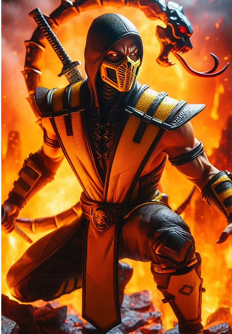 MORTAL KOMBAT / MK - Scorpion  #mortalkombat #mk #mkscorpion #mortalkombatgame #foryoupage #foryou #fyp #fypシ゚  