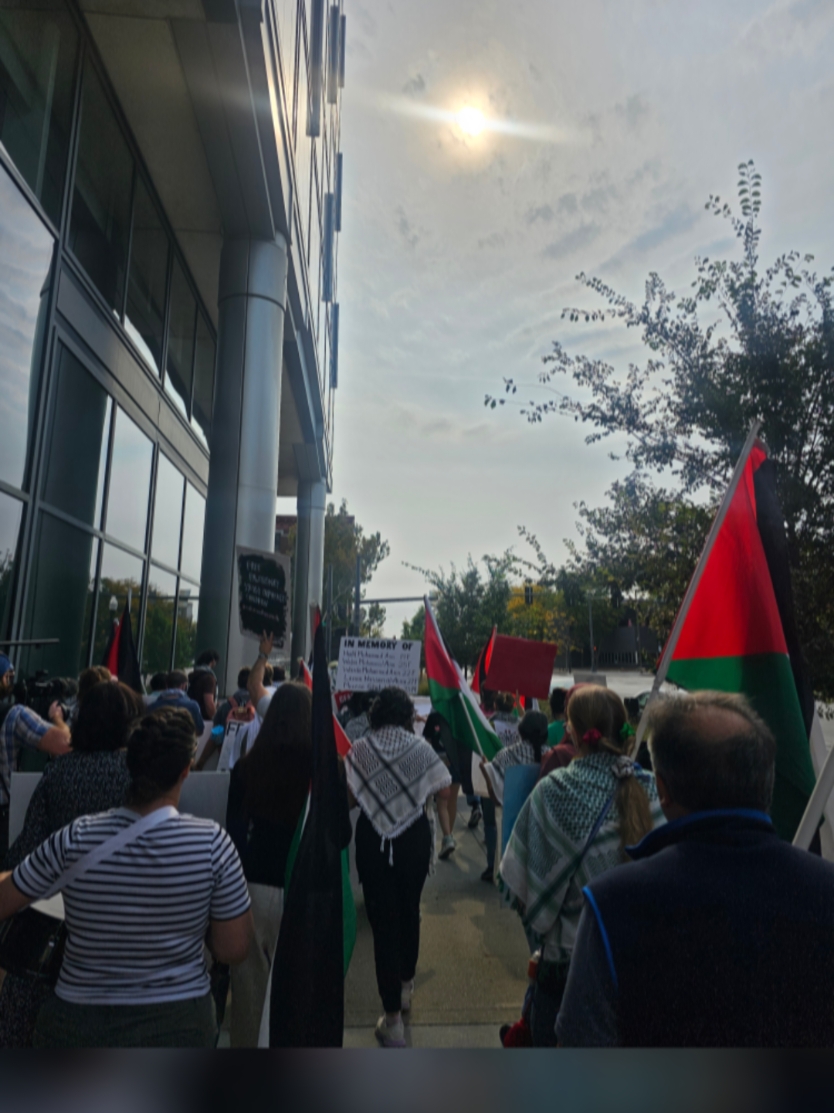 G@z@ has been under siege for a year now. When will it be enough?? #protest #omaha  #omahanebraska  #fyi #fy #fory #fyp  #nebraskansforpalestine  #jewishvoiceforpeace Hung some fliers for @🍉MaHeR.AlShAiKh🍉 and @Lola Alshaikh🇵🇸🍉 