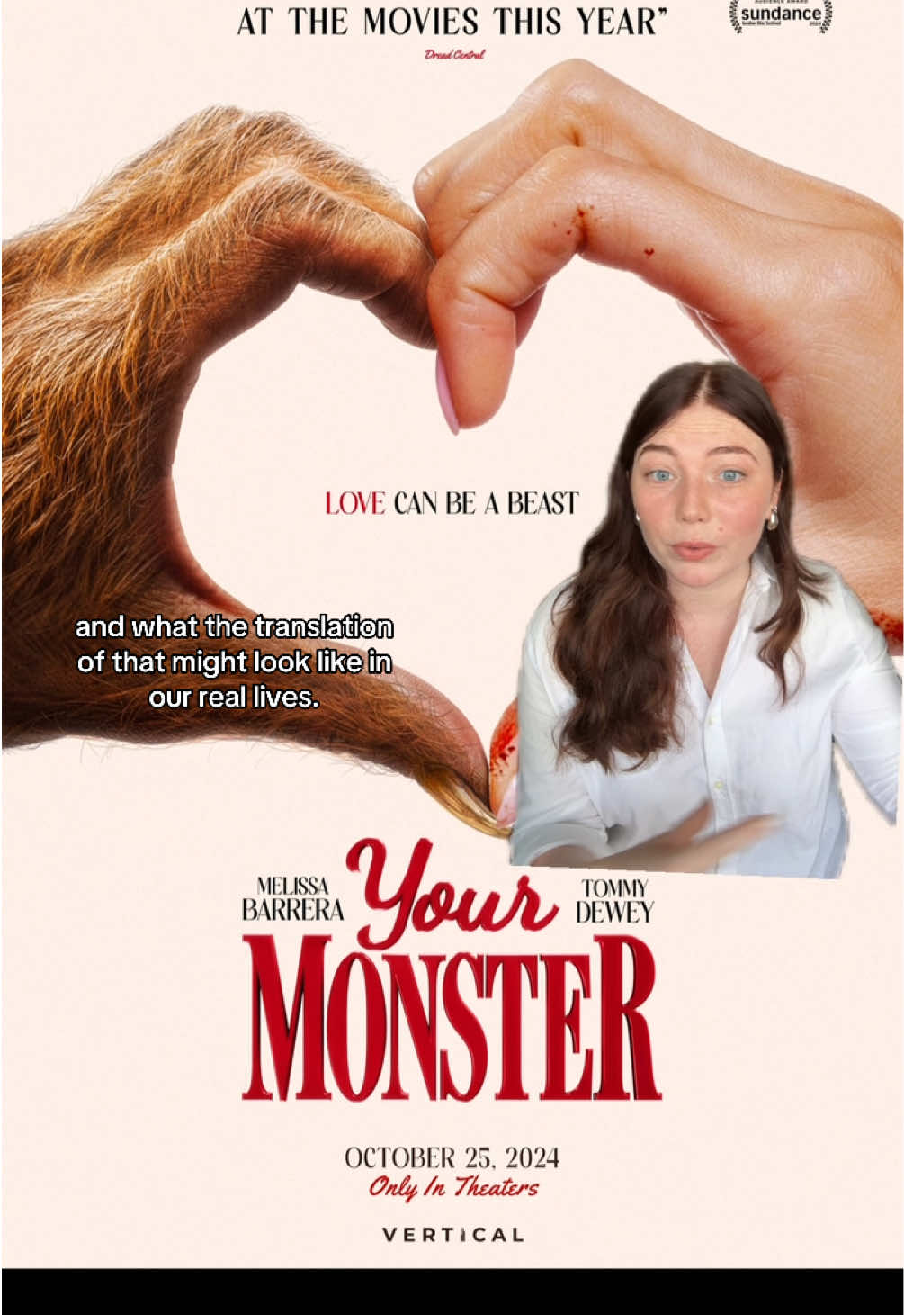 I keep thinking about it #yourmonster #melissaberrera #monsterboyfriend #romcoms #movierecommendations 