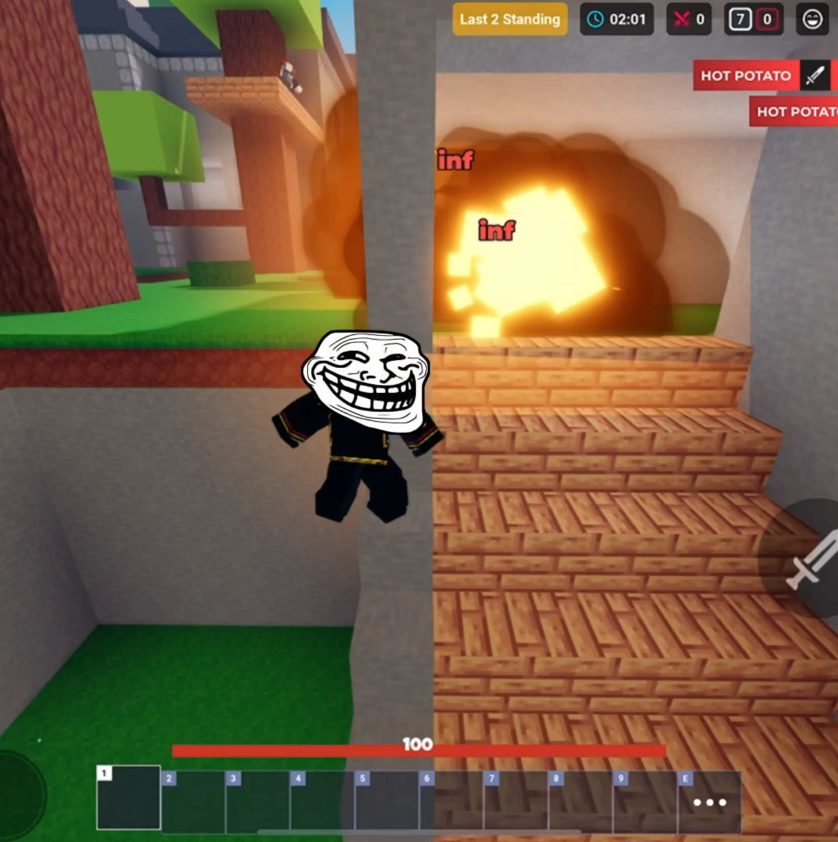 Roblox Bedwars Moment 🤯 #fyp #fypシ #fy #foryou #viral #roblox #bedwars #robloxbedwars #mobile #pro 