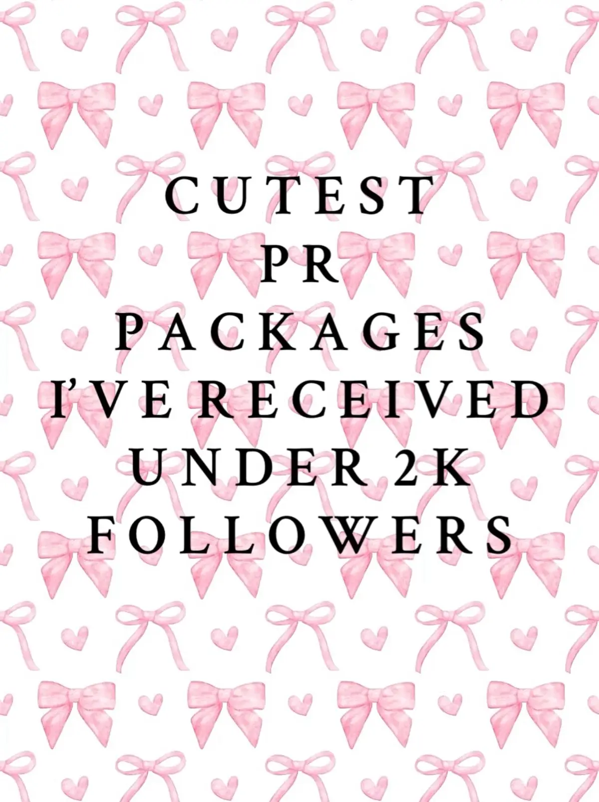 Love all of the PR packages ✨ . #pr #prpackage #fy #contentcreator 