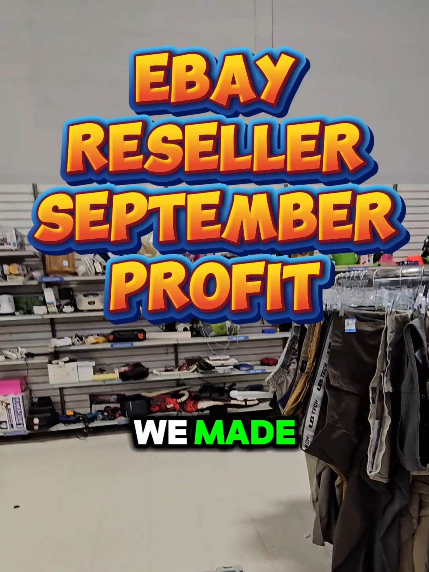 We had a great month reselling in September. Here's how much profit we actually made reselling used items on eBay! How were sales for you? #reseller #ebay #thrift #resellercommunity #ebaycommunity #thriftcommunity #sidehustle #gigs #resellerwelcome #resellerlife #resellerprofit #flippinphilly #resellertips #eBaySeller #ebaystore #eBayProfits