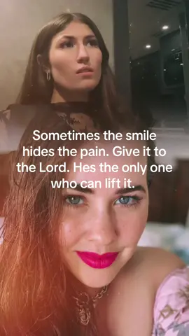 Sometimes our smile hides our hurt and pain. The Lord is there. Even when we feel alone. Hes there. The hardest part is trusting that. I pray anyone watching can feel his love. #god #prayer #jesus #listentogod #bible   