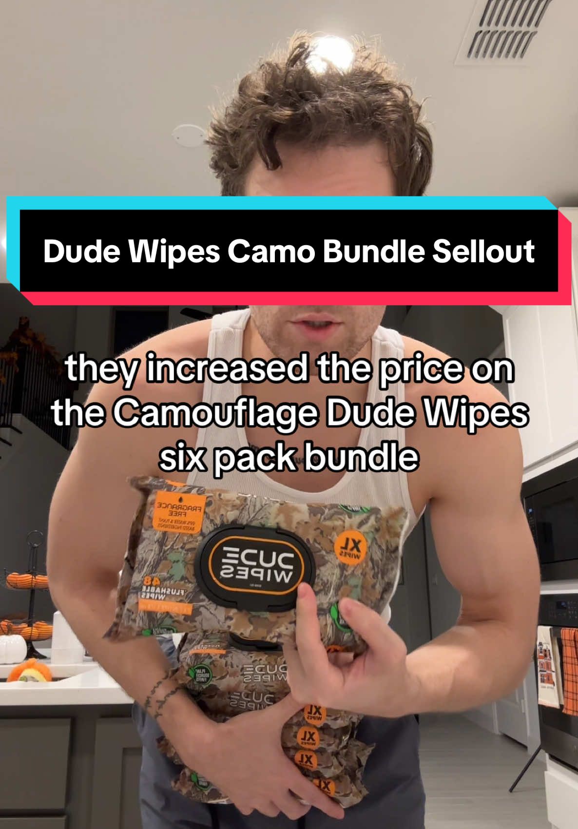 Replying to @trey brockbank price of dude wipes camo bundle is listed at $36 currently, but if you look for mint chill its only $14 #dudewipes 