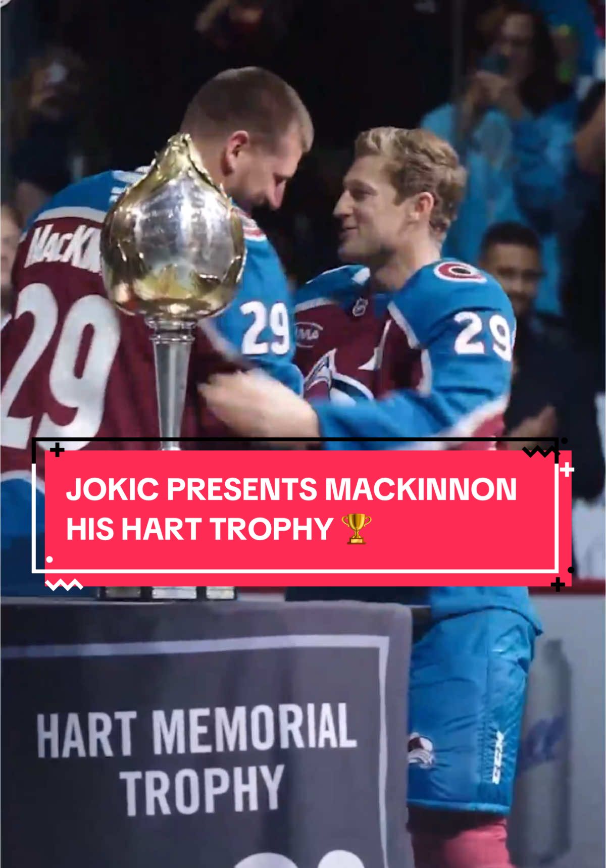 Colorado sports MVPs 🤝 (🎥 @Colorado Avalanche ) #NHL #NBA #fyp