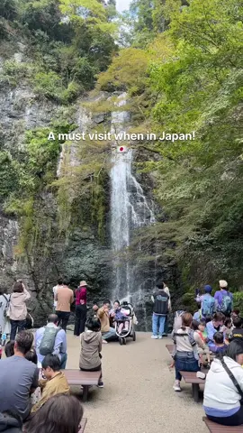 You need to add this in your Osaka, Japan itinerary! Minoo - Minoh waterfall at Minoo Park 🇯🇵 #justgotfed