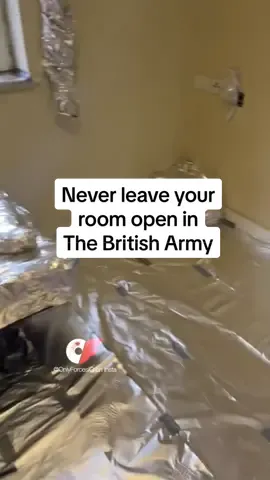 Always secure your kit and room😂##UKMilitaryContent #OnlyForces #UKMilTok #UKArmedForces #BritishArmy 