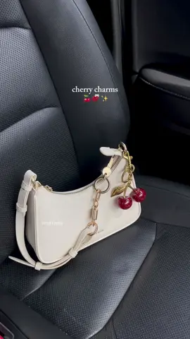 i'm obsessed 🍒 #cherrycharm #cherrykeychain #charm