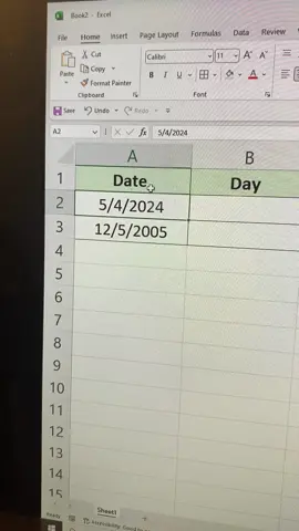 Day, Month and Year in excel  #foryou #foryourpage #viral #trending #skillsupacademy #viralvideos #viralvide #onlineclass 