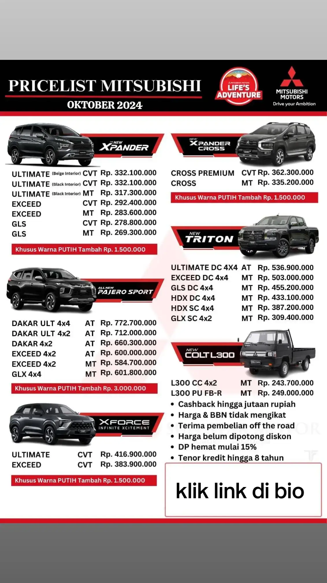 cek harga kendaraan terbaru Oktober 2024 #diesel #bensin #pricelist #oktober #2024 #fypシ #fyp 