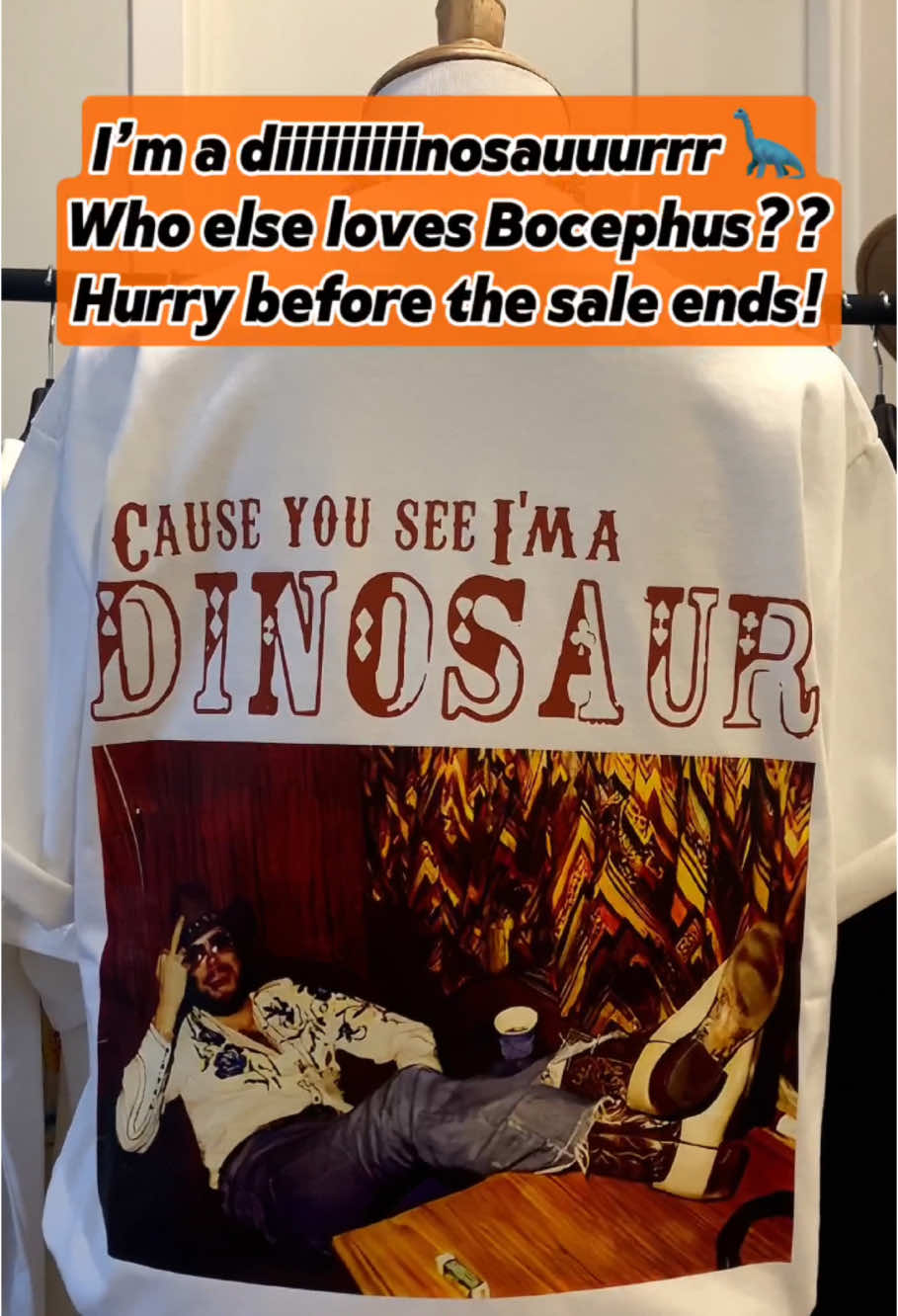 Dinosaur Hank Williams Jr. Bocephus Western Shirt	#HankWilliamsJr #HankWilliams #Bocephus #CountryMusic #CountryBoy #Viral #Trending #Shop #Vintage #CountryMusicLegends #FYP #ShopSmall #SmallBusiness #ForYou #WesternFashion #GraphicTees #BleachedShirts #SmallBusinessCheck #countrymusic