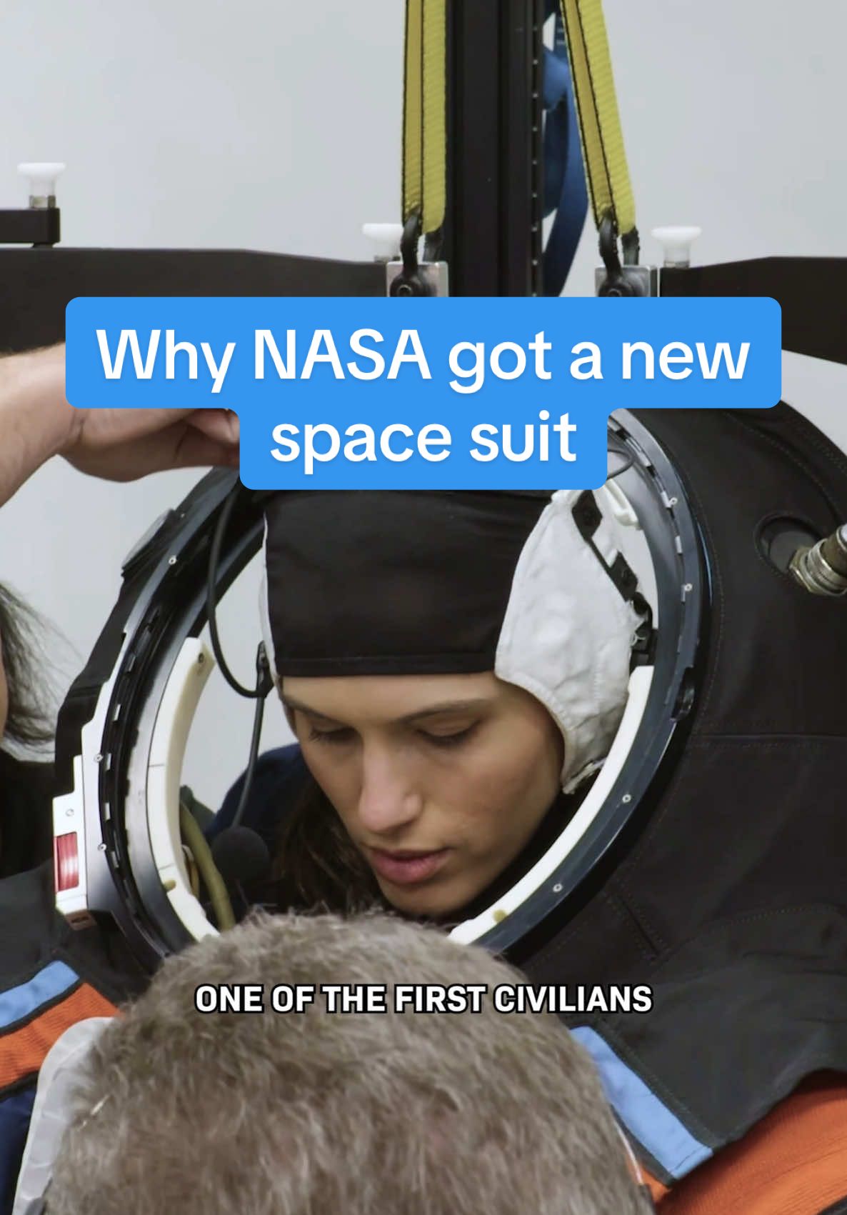 Why NASA got a new space suit… In 2026, four astronauts will leave Earth on one of the most powerful rockets ever made. This Artemis III mission will be the first time anyone has been back to the moon since 1972.  When they arrive, two of them will descend to the surface and spend 6 and a half days there, which is twice as long as anyone has ever spent on the moon. And they’ll be the first humans to explore this region near the lunar South Pole. To do that, these astronauts need to be able to stay outside on the lunar surface longer than ever before. For this big ambitious mission and for the future of space travel, we need the next generation of spacesuit…  I got to be one of the first civilians to try on the prototype of the REAL SUIT that will bring humans back to the moon - and maybe to Mars. Go check out our new longer video on this and follow for more optimistic science and tech stories.  #science #space #animatedscience #animation