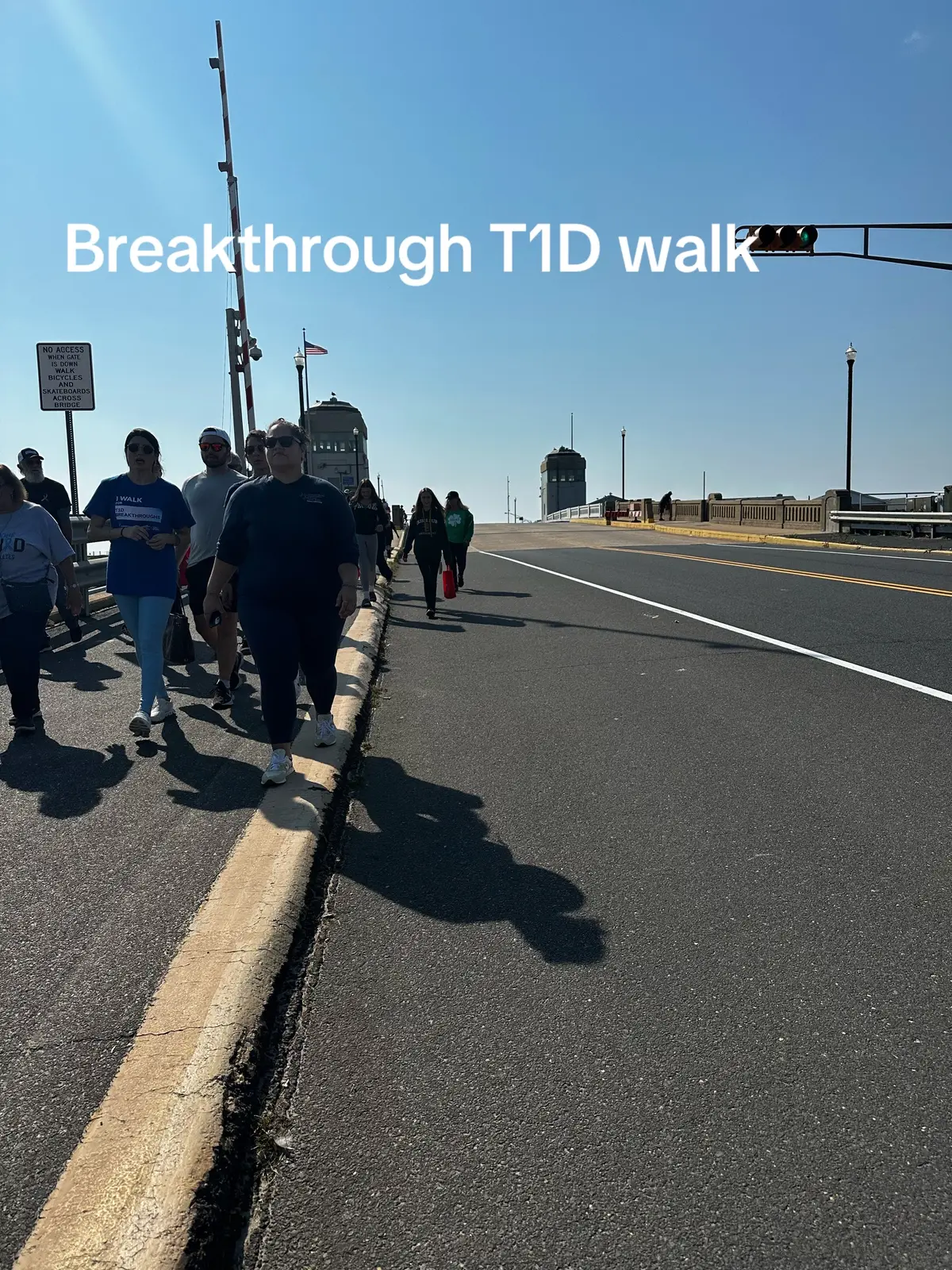 Supporting my friend and her kids by donating annd walking to support Type 1 Diabetes. Great way to start Sunday. #type1diabetes #support #donation #friends 