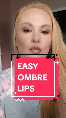 Are ombre lips still a trend? Do you still like an ombre lip? Here's an easy way that you can do them with any lipstick that you have!  #ombre #ombrelips #lipstick #liphack #makeuphacks #lipmask #liptutorial #makeuphacks  How to do an ombre lip. Lip looks and lip makeup ideas. 