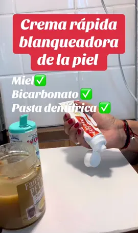 #blanqueafor #crema #miel #bicarbonato #pastadentrifica #pielblanca #piel #radiante 